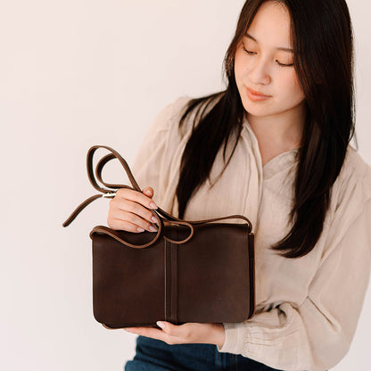 Bag, Off Duty, Dark Brown used look