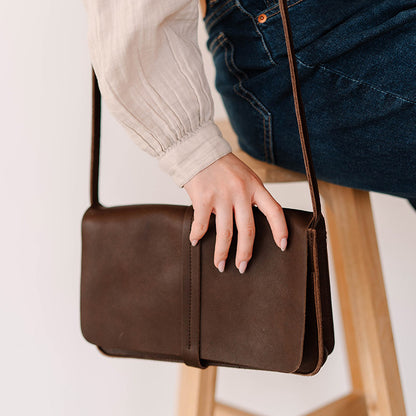 Bag, Off Duty, Dark Brown used look