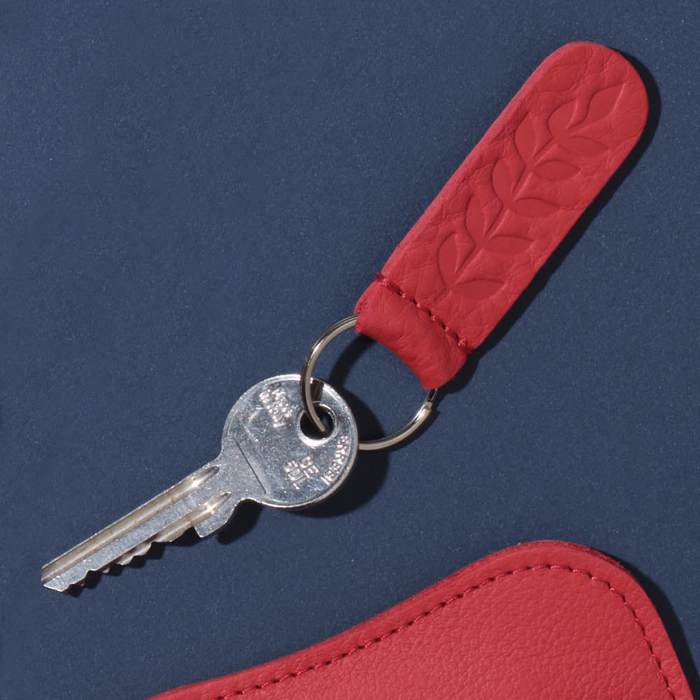 Keyring, Pocket Garden, Coral