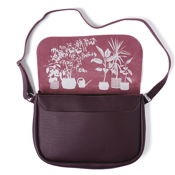 Bag, Plant Sitter, Aubergine