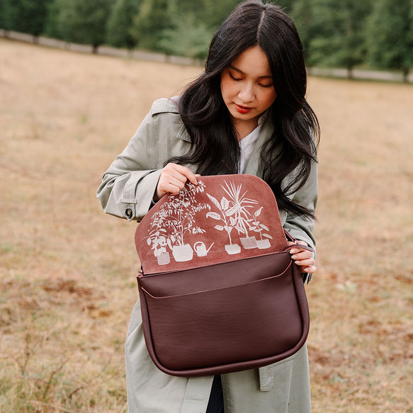 Bag, Plant Sitter, Aubergine