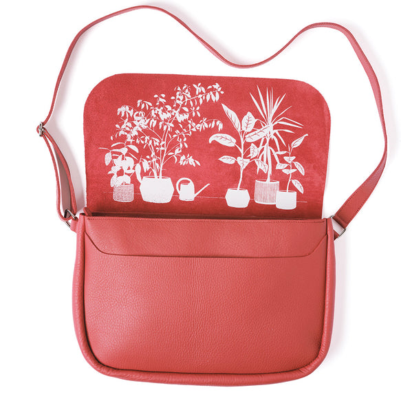 Bag, Plant Sitter, Coral