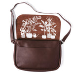 Bag, Plant Sitter, Dark Brown used look