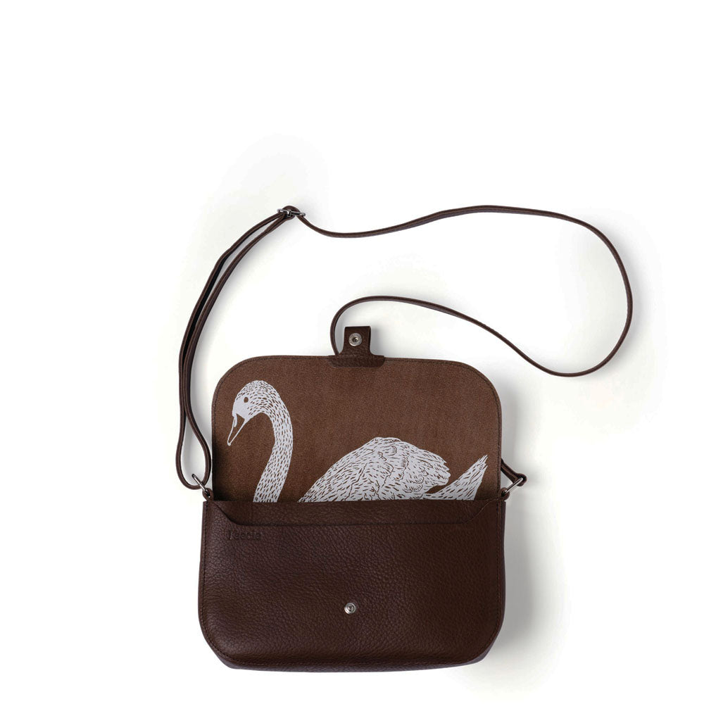 Bag, Wild Swan, Dark Brown used look