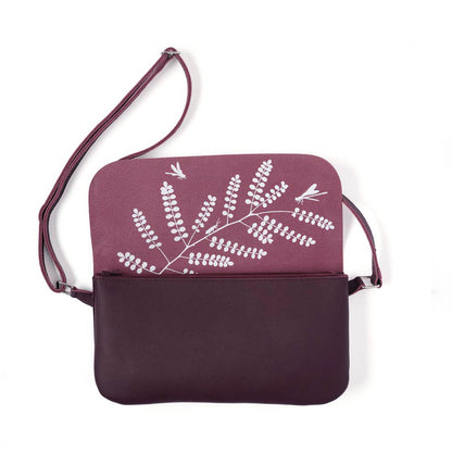 Bag, Double Up, Aubergine