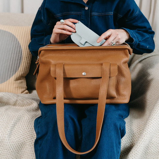 Bag, Room Service, Cognac used look