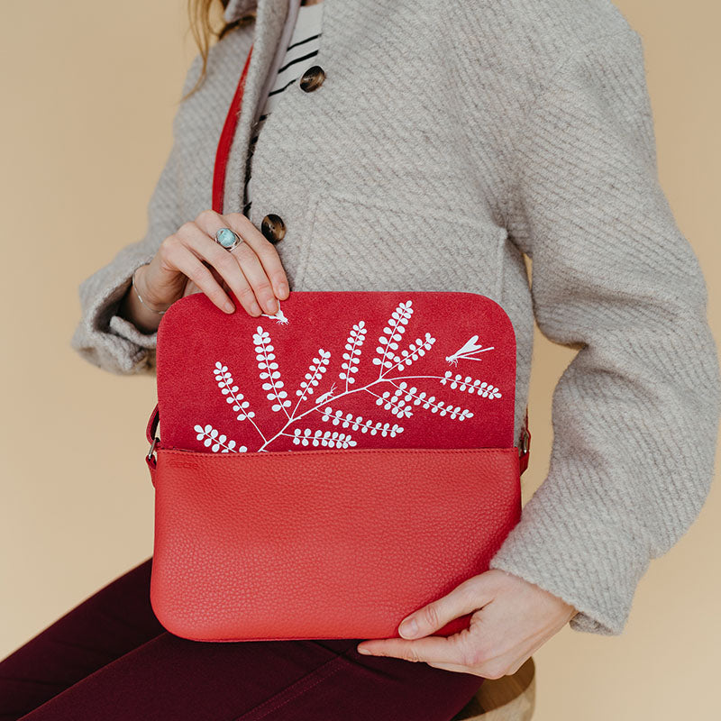 Bag, Double Up, Coral