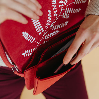 Bag, Double Up, Coral