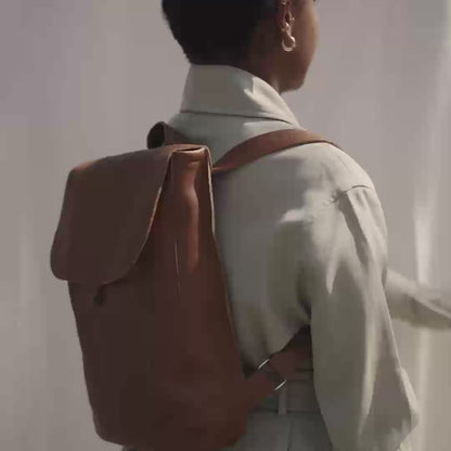 Backpack, Come Along, Dark Brown used look