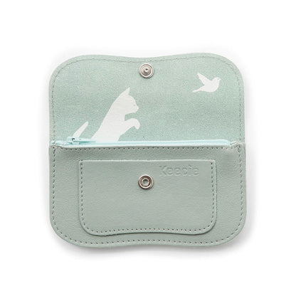 Wallet, Cat Chase Small, Dusty Green