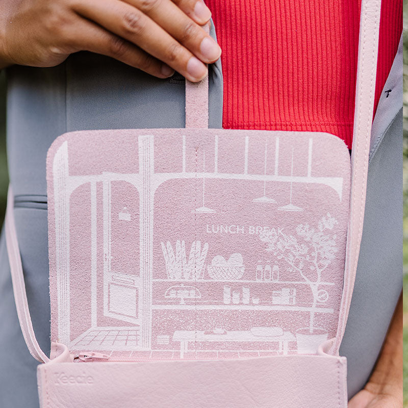 Bag, Lunch Break, Powder Pink